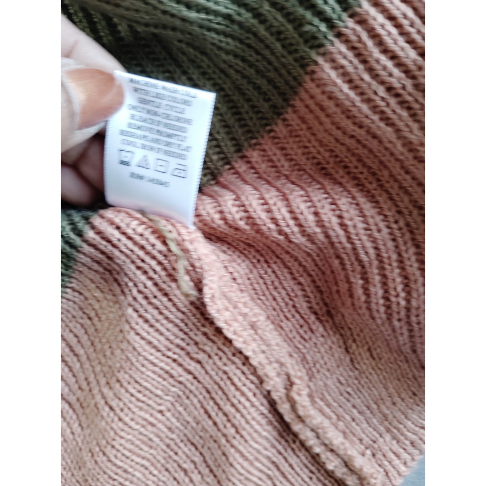 Women XL Color Block Open Front Lagun Duster Western Artsy Academia Y2K Cardigan - Picture 9 of 12